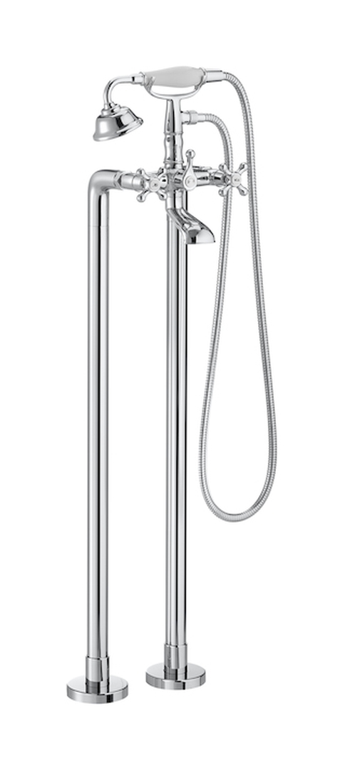 Roca Carmen bateria wannowo-prysznicowa wolnostojąca chrom A5A274BC00