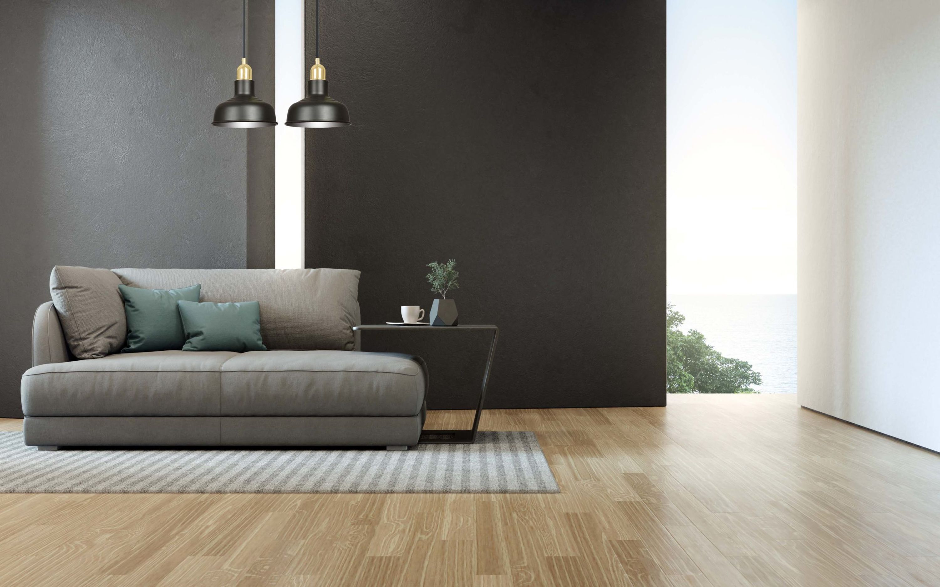 Emibig Ibor lampa wisząca 2x15 W czarna-złota 1042/2