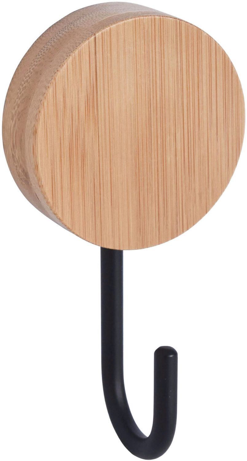 Bisk Umbra Plus wieszak pojedynczy bambus/czarny 08218