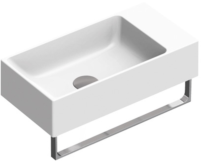 Catalano Verso umywalka 50x25 cm prostokątna ścienna biała 0220520001