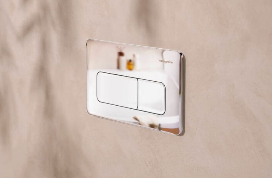 Hansgrohe iFrame Original Q przycisk spłukujący do WC chrom błyszczący 66001000 - Wysyłka w 24h