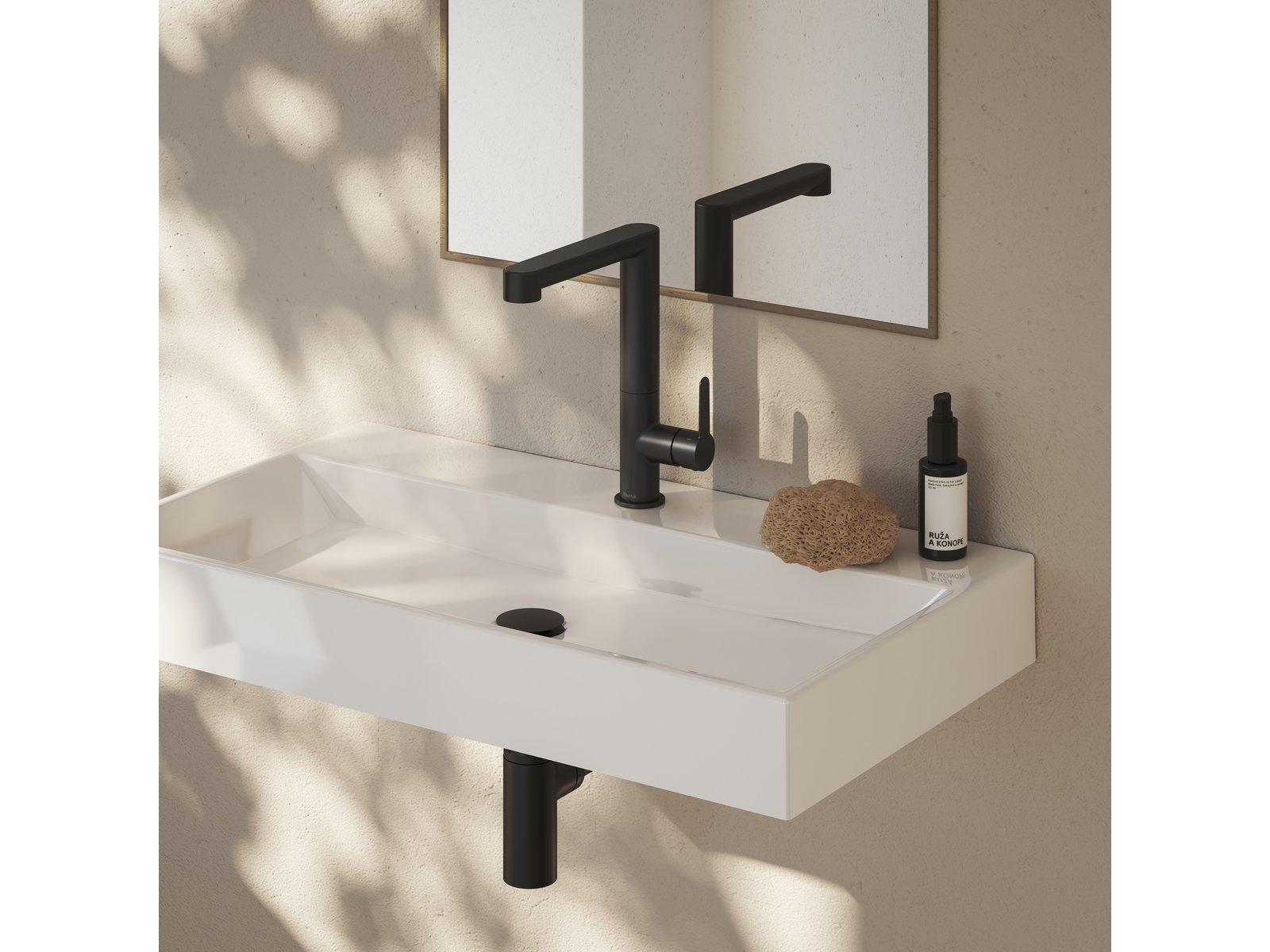 Ravak Natural 800 umywalka 80x45 cm ścienna biała XJO01280000