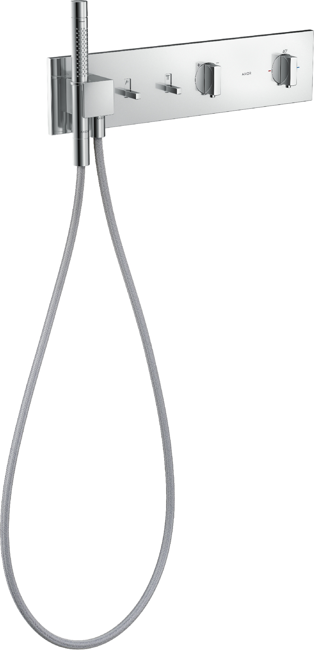 Axor ShowerComposition bateria wannowo-prysznicowa podtynkowa termostatyczna chrom 12571000