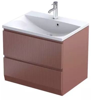 Oristo Brylant szafka 59,6x45,5x50 cm podumywalkowa wisząca ceglana OR36-SD2S-60-19R