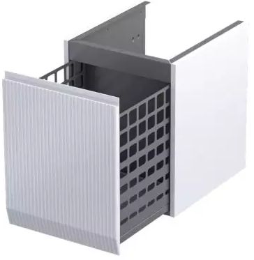 Oristo Brylant szafka 40x45,5x50 cm boczna wisząca biała OR36-SN1S-40-2R