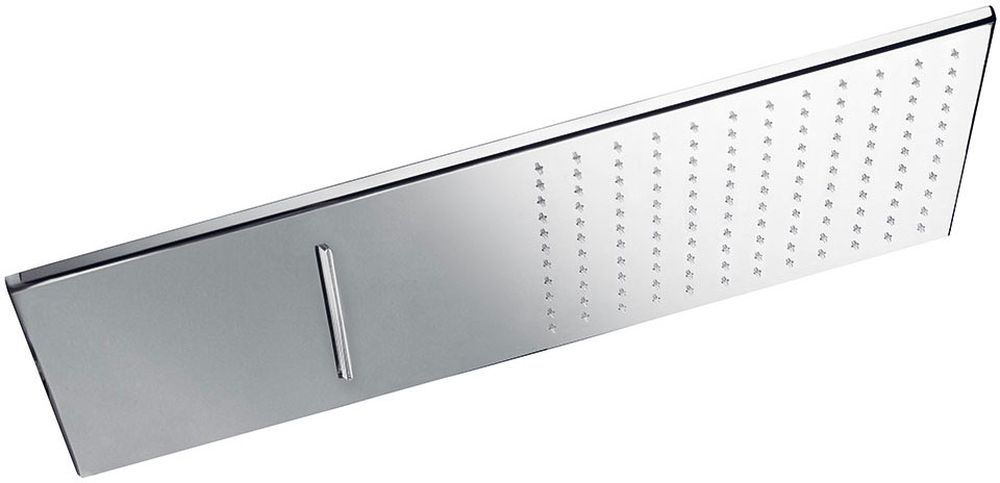 Tres Exclusive deszczownica 55x28 cm prostokątna z kaskadą chrom 299.903.01