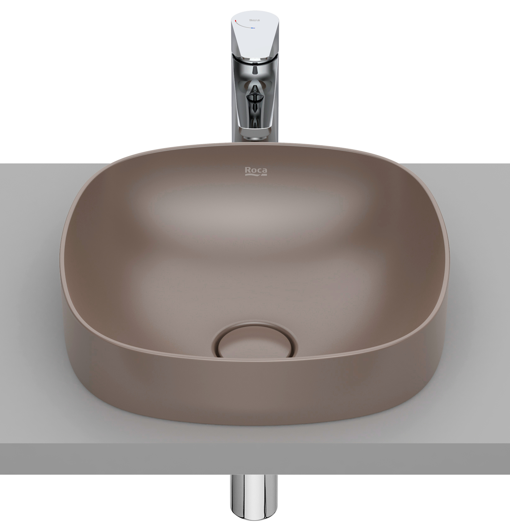 Roca Inspira umywalka 37x37 cm kwadratowa wpuszczana A32750R660