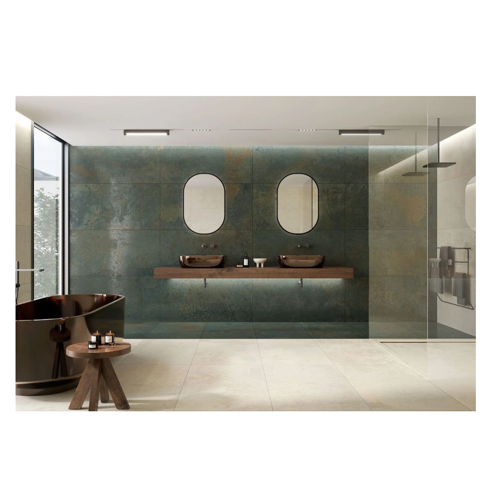 Durstone Mine płytka ścienno-podłogowa 120x60 cm szara-mix kolorów-zielona