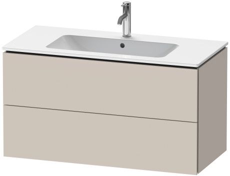 Duravit L-Cube szafka 102 cm podumywalkowa wisząca taupe mat LC624209191