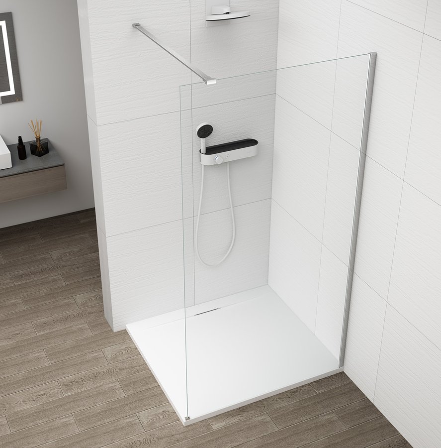 Polysan Kazuko brodzik kwadratowy 90x90 cm biały 40332