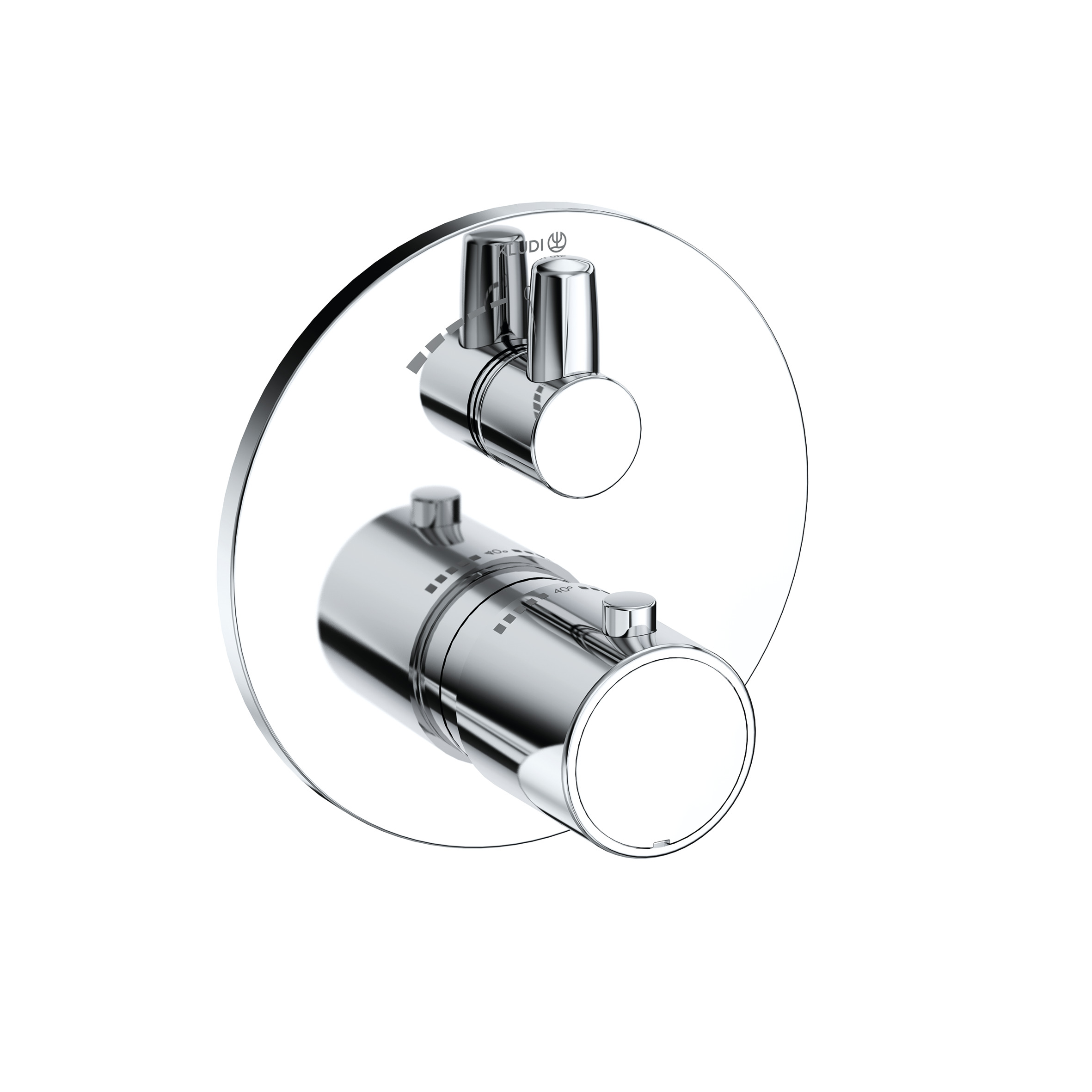 Kludi Zenta SL bateria prysznicowa podtynkowa termostatyczna chrom 388850545 - Wysyłka w 24h
