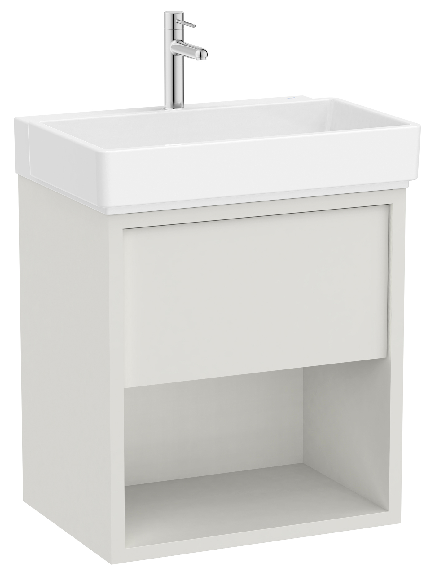 Roca Tura umywalka z szafką 80 cm biały mat A852025558