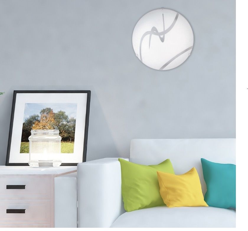 Rabalux Soley plafon 1x60 W biały-wzór 1818