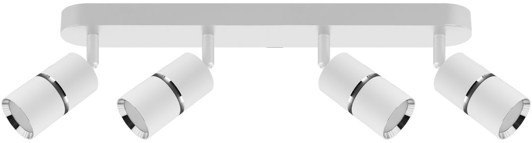 Strühm Dior lampa podsufitowa 4x35 W biała-chrom 04265