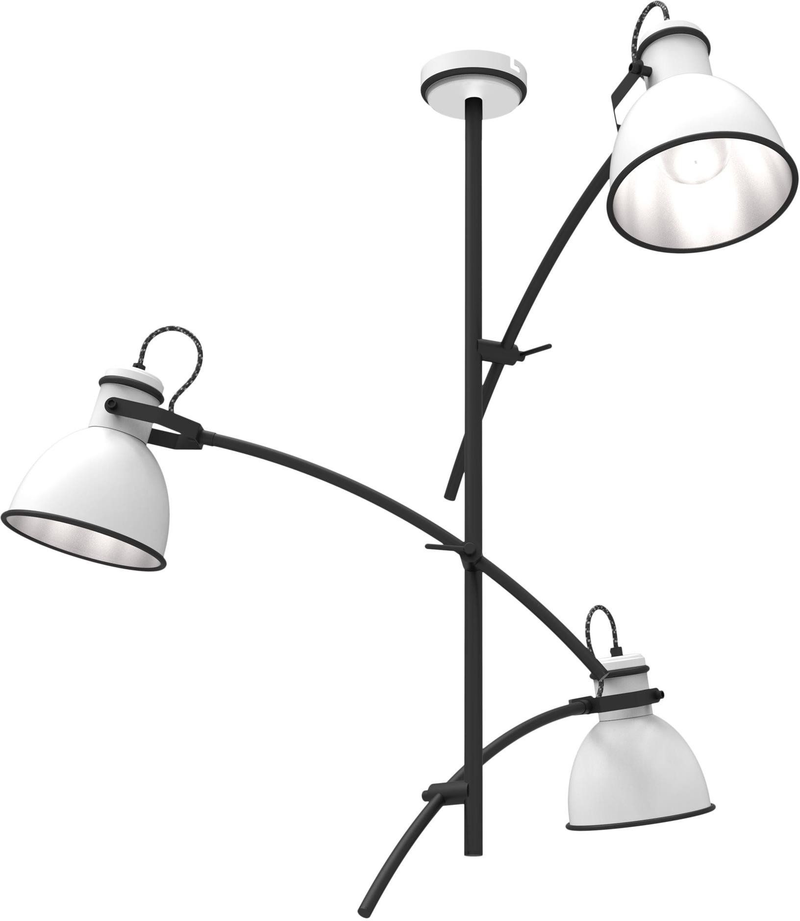 Candellux Zumba lampa podsufitowa 3x60W biały/czarny 33-72061
