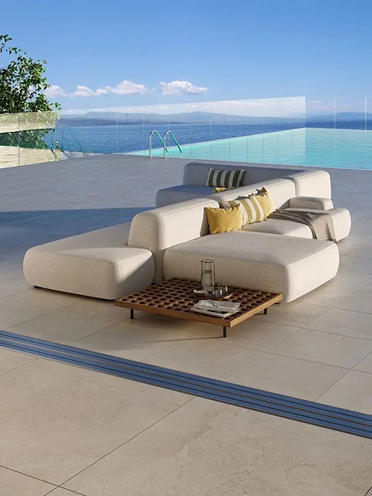 Korzilius Grand Cave płytka ścienno-podłogowa 59,8x59,8 cm biała