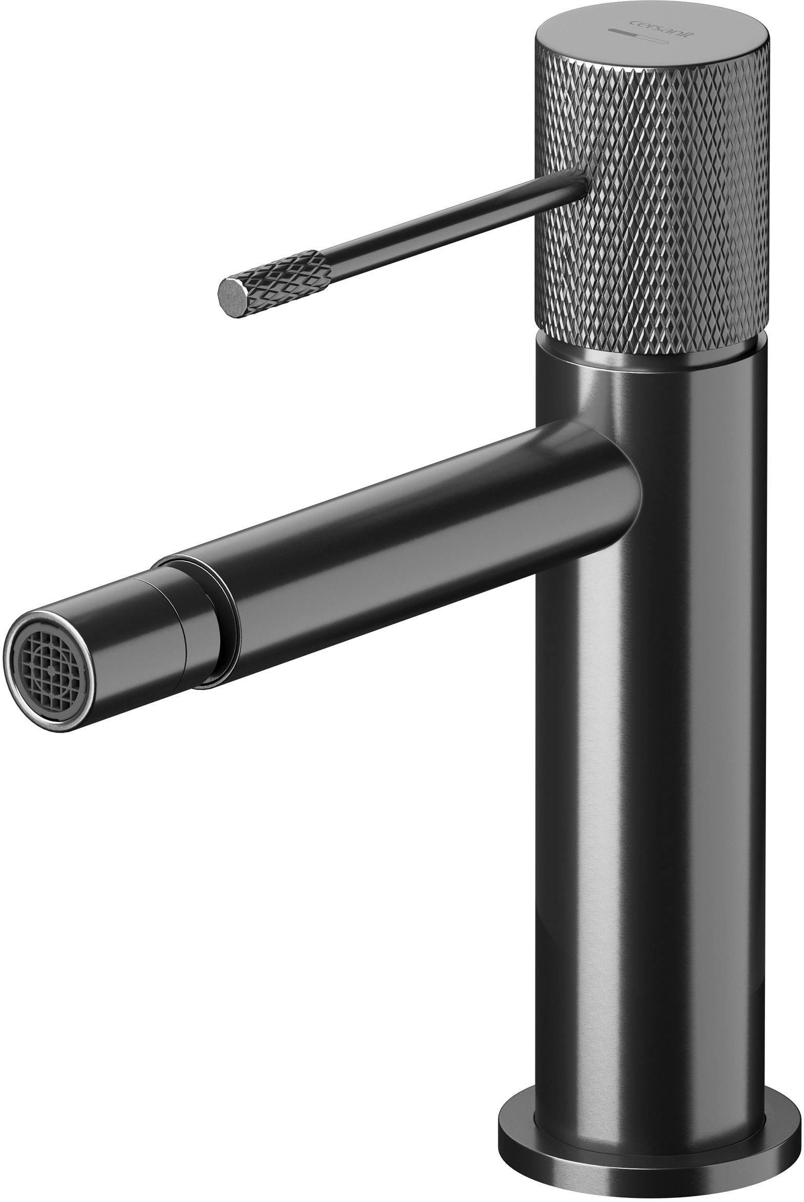 Cersanit Zen bateria bidetowa stojąca gun metal S951-576