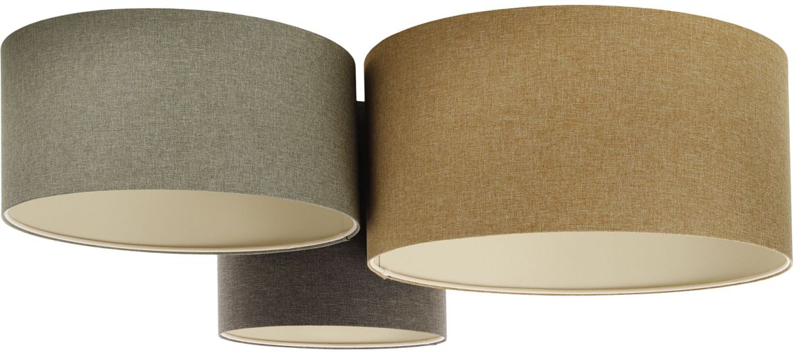 BPS Koncept Boho Ellegant lampa podsufitowa 3x60 W zielona 080-071