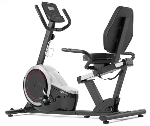 Rower leżący magnetyczny HS-060L Pulse srebrny