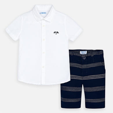 MAYORAL 3269 Komplet koszula i spodenki