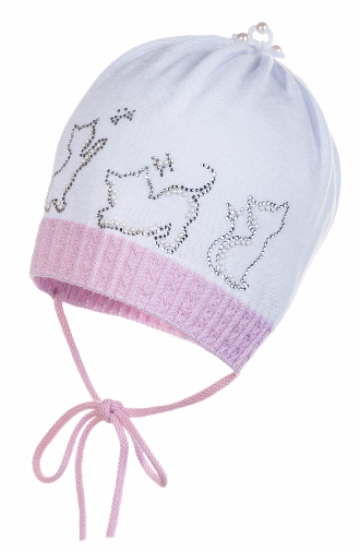 JAMIKS BOGNA Przejściowa czapka dla dziewczynki