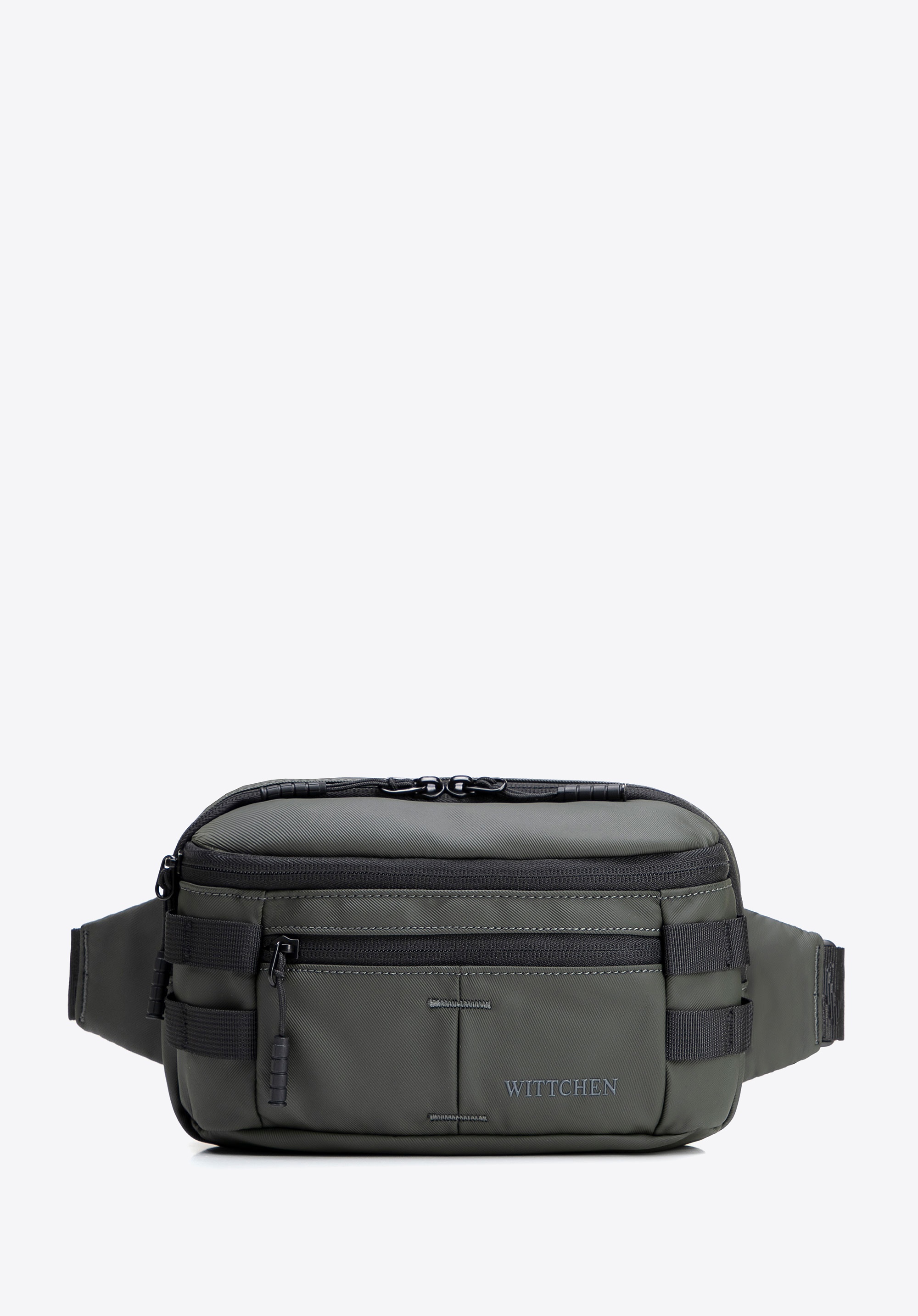 Nerka męska z ochroną RFID khaki