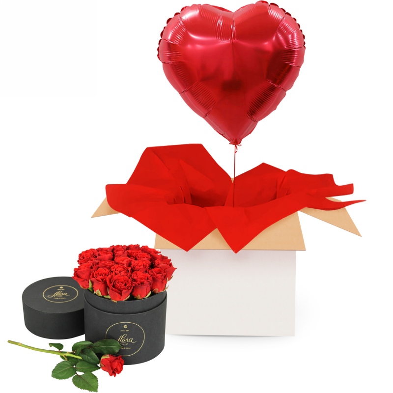 Flowerbox + Serce z helem