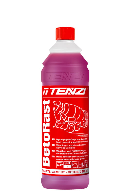 Betorast 10L mycie cementowozów betoniarki maszyn z cementu TENZI