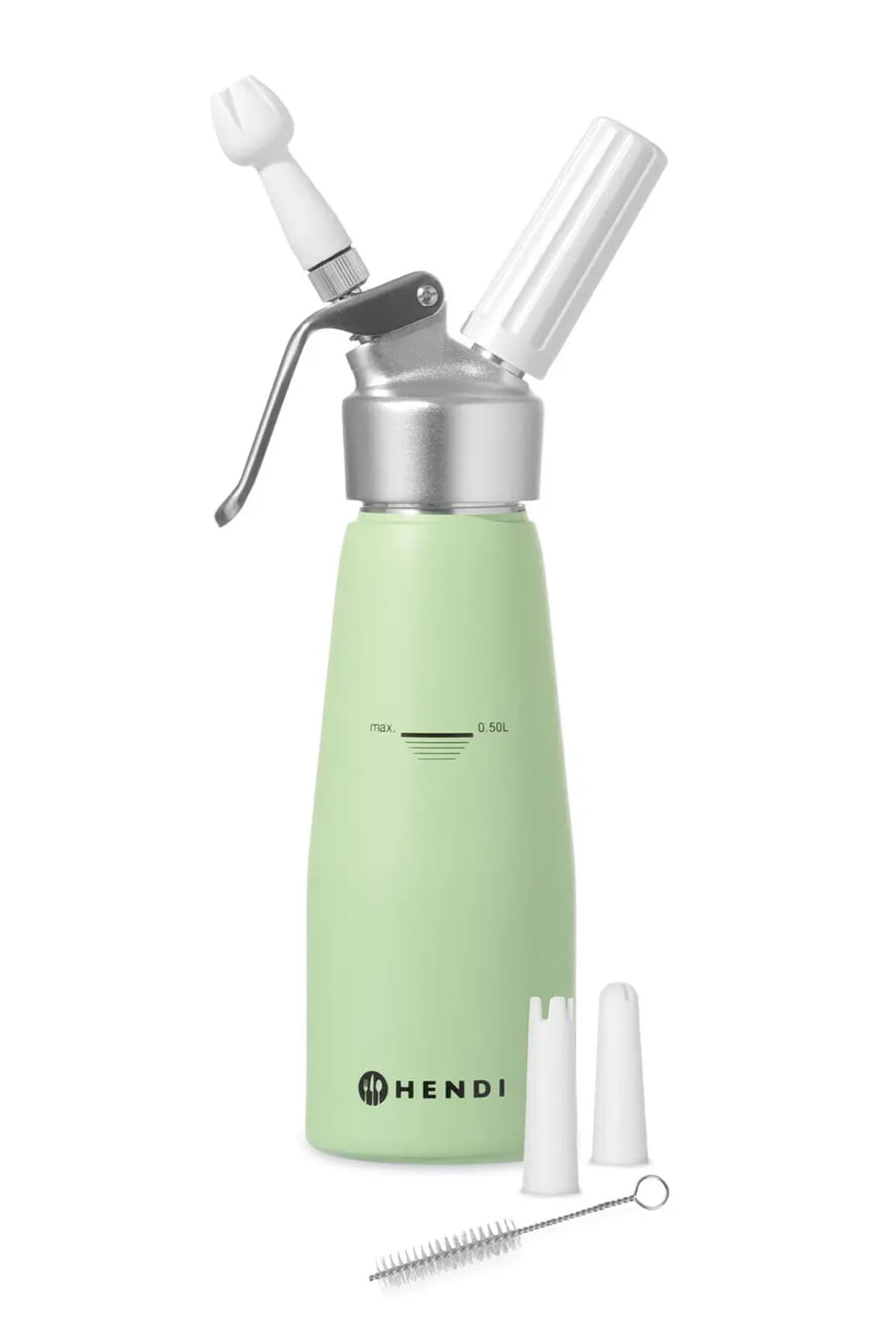 Syfon do bitej śmietany 0.5L zielony Hendi