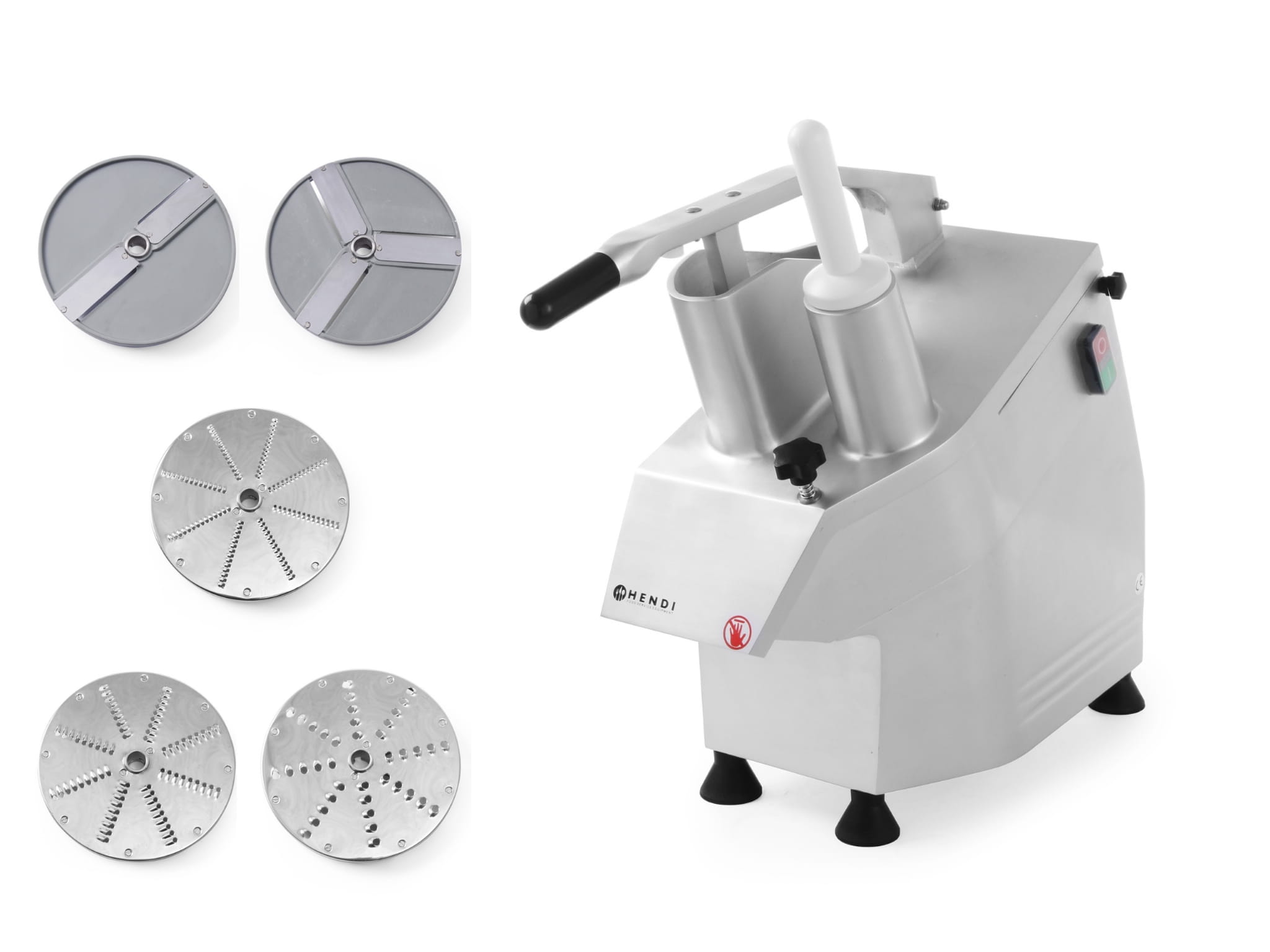 Profesjonalna szatkownica do warzyw 550W + 5 tarcz Hendi