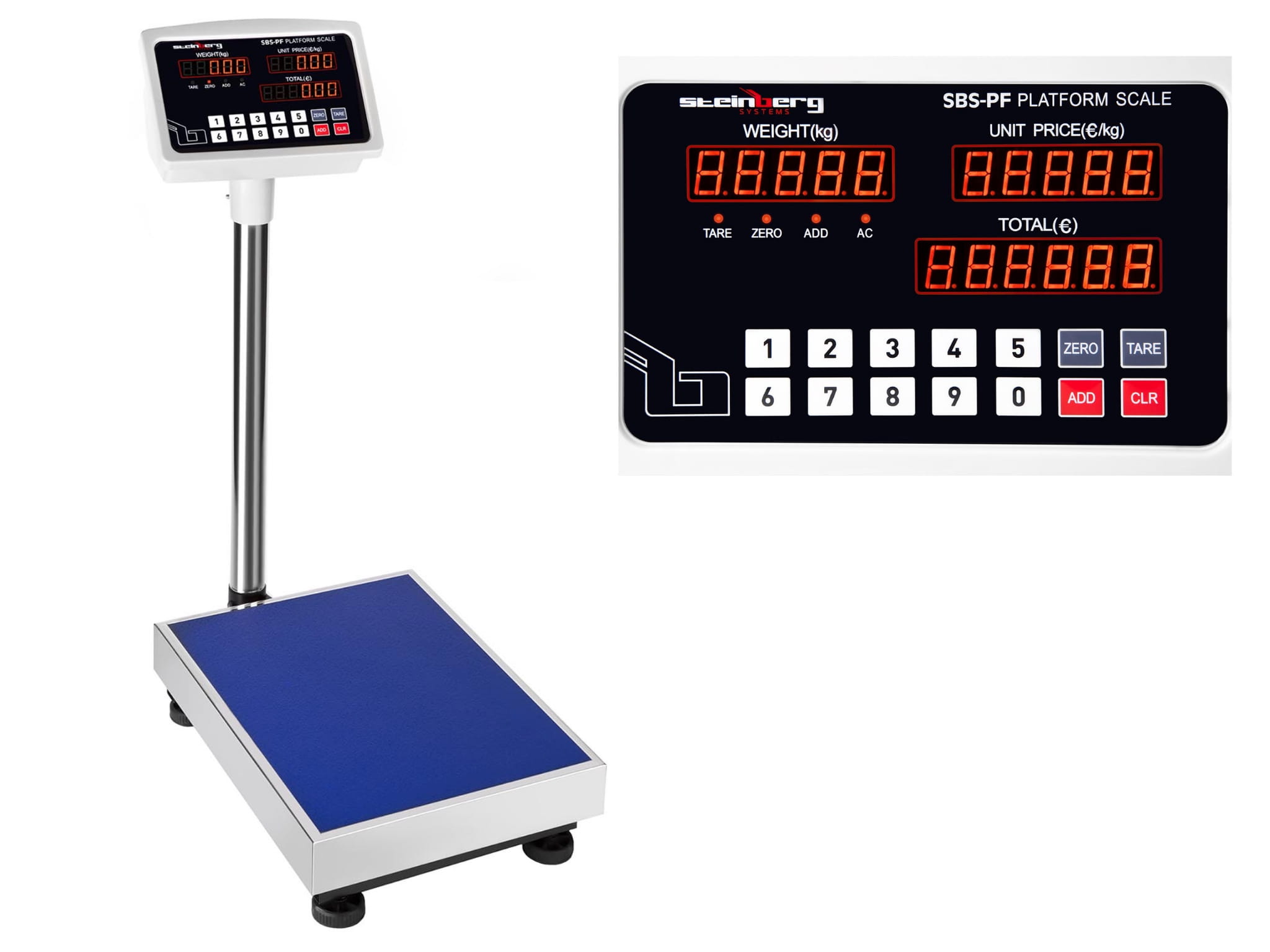 Waga platformowa kalkulacyjna 100kg/10g