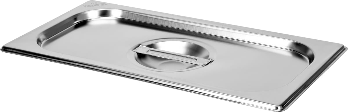 POKRYWKA DO POJEMNIKA ZE STALI NIERDZEWNEJ GN 1/3 YATO | YG-00372