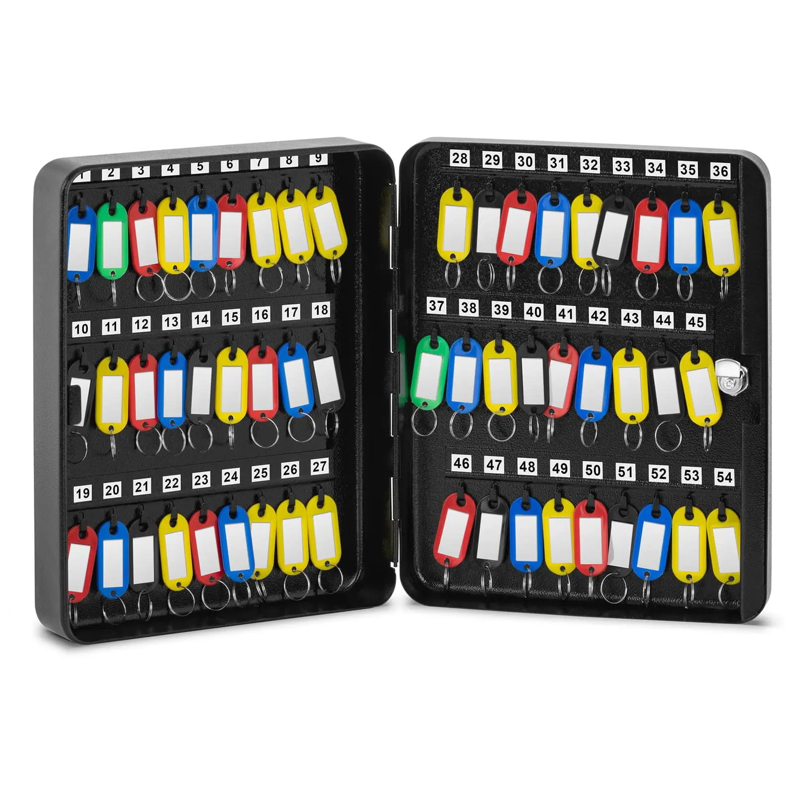 Skrzynka na 54 klucze zamykana + zawieszki | ST-KB-52P