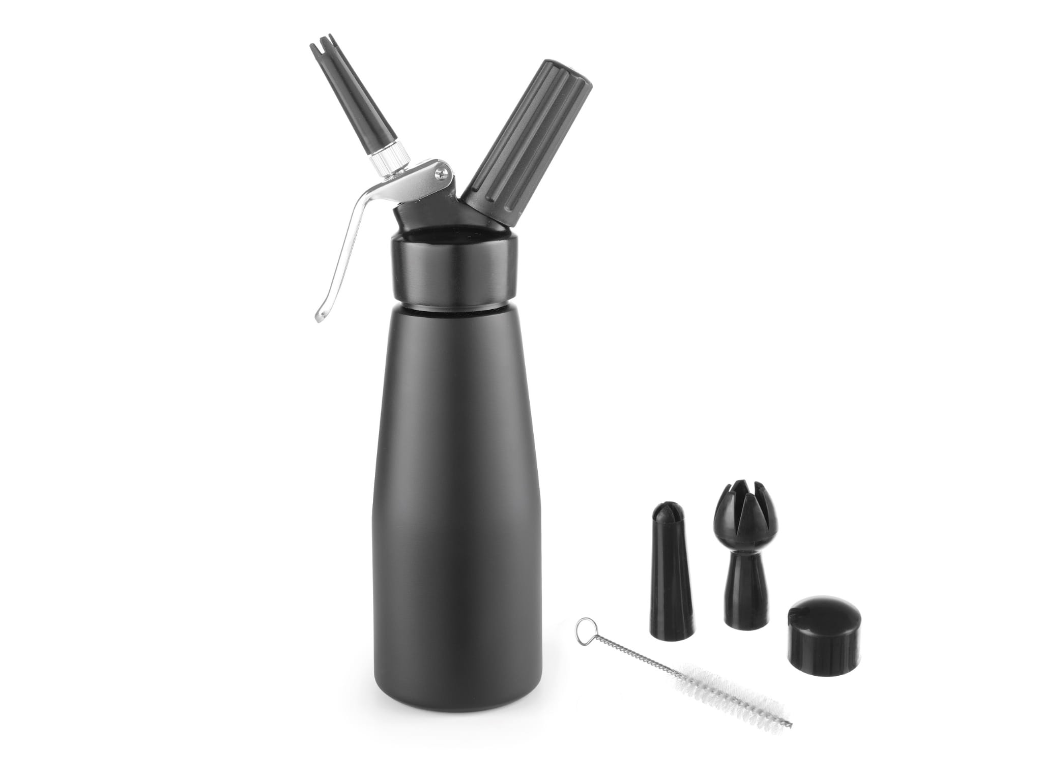 Syfon do bitej śmietany 0,5L Kitchen Line czarny Hendi