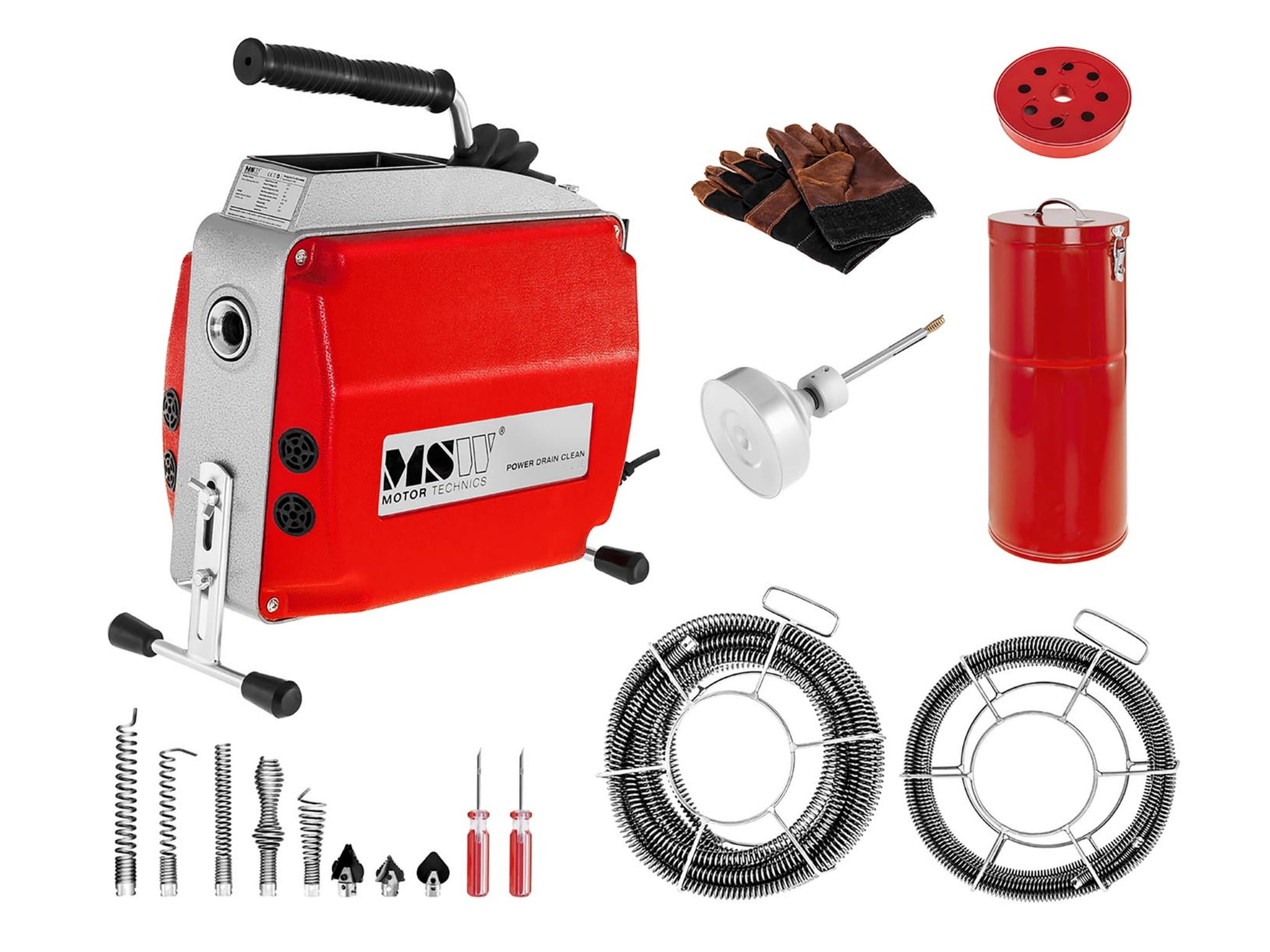 Elektryczny przepychacz do rur, spirala kanalizacyjna