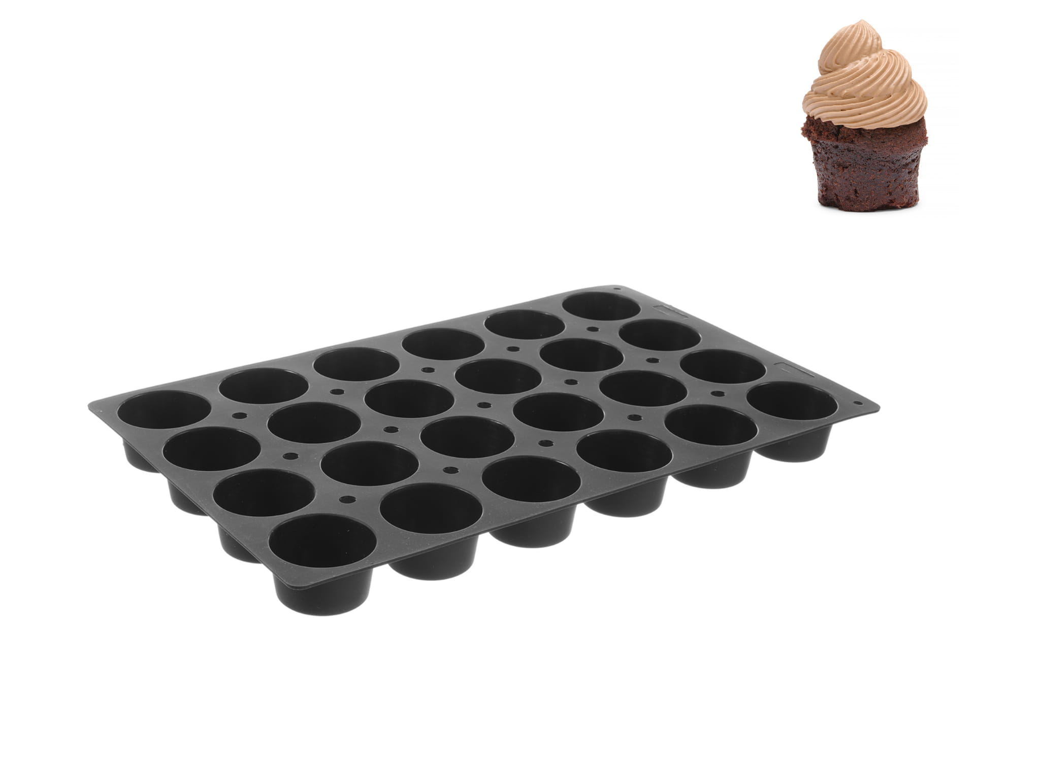 Forma silikonowa na 24 muffinki