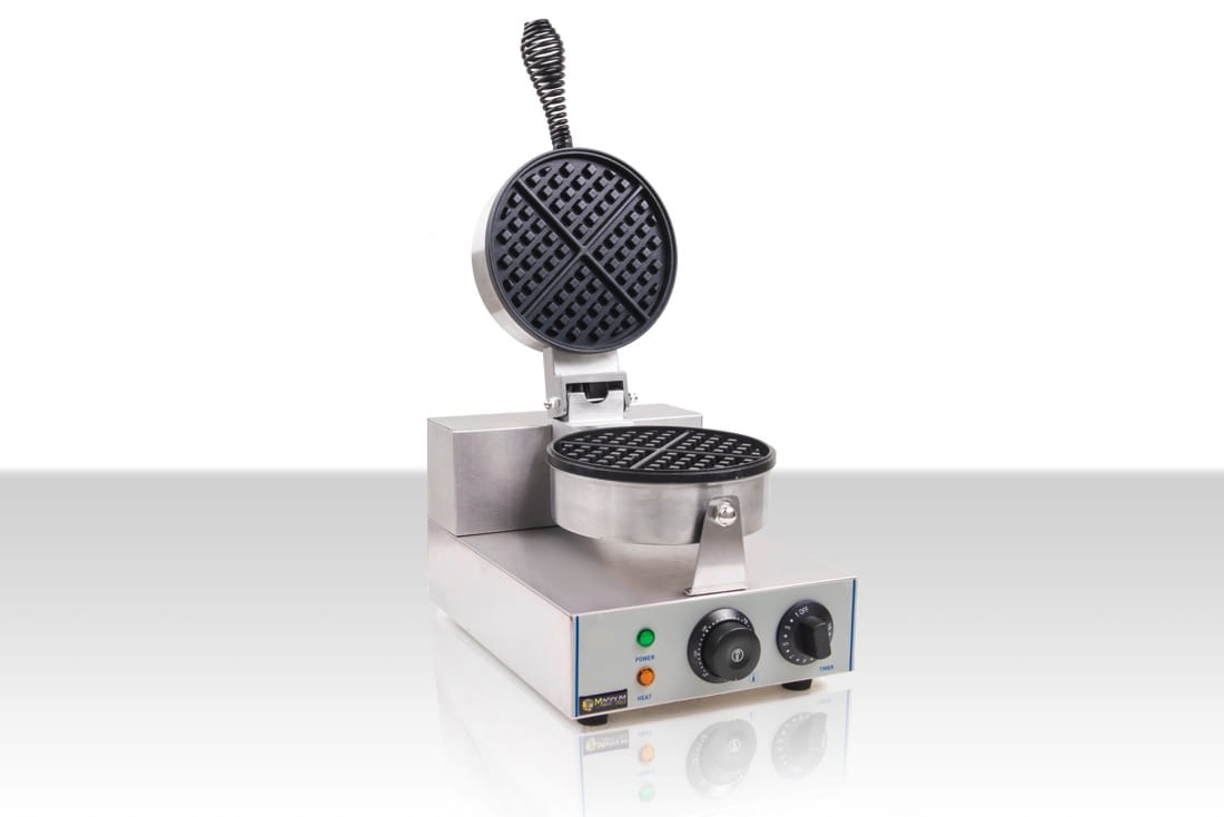 Gofrownica elektryczna 1300W okrągła z Timerem