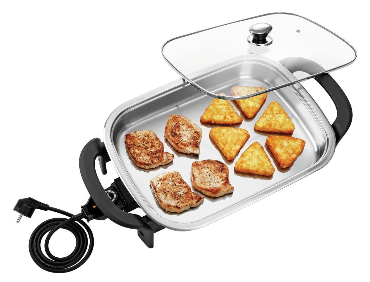 Patelnia elektryczna 30x40cm ze stali nierdzewnej Bartscher