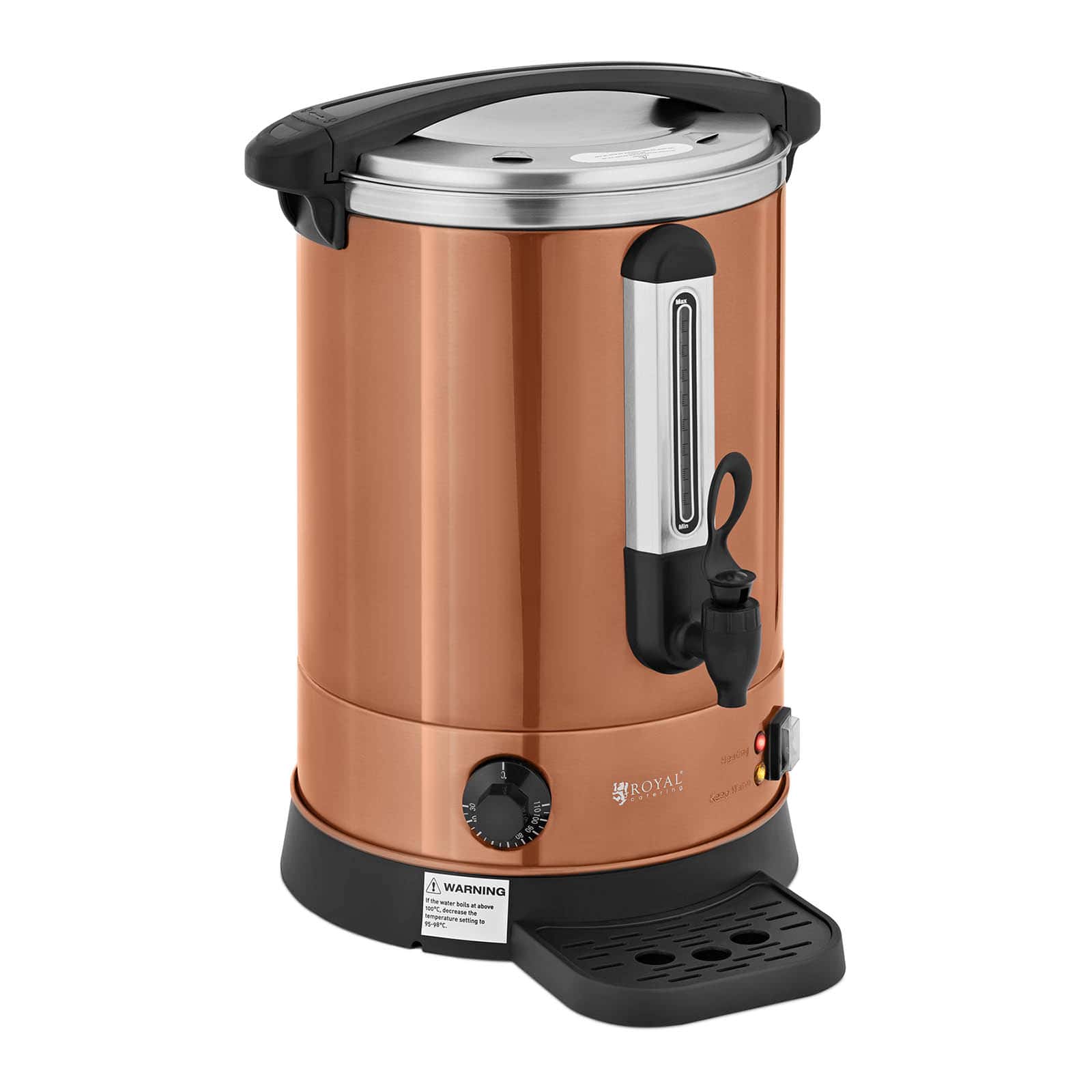 Dwuściankowy warnik do wody, 13,5L, pomarańczowy