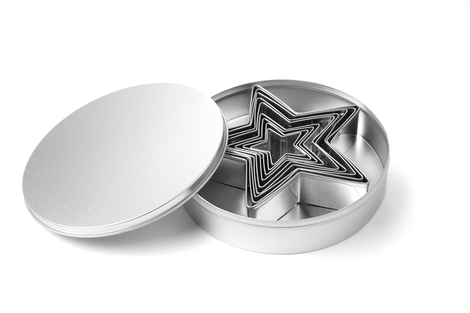 Wykrawacze, foremki do wycinania - gwiazdki 9 szt