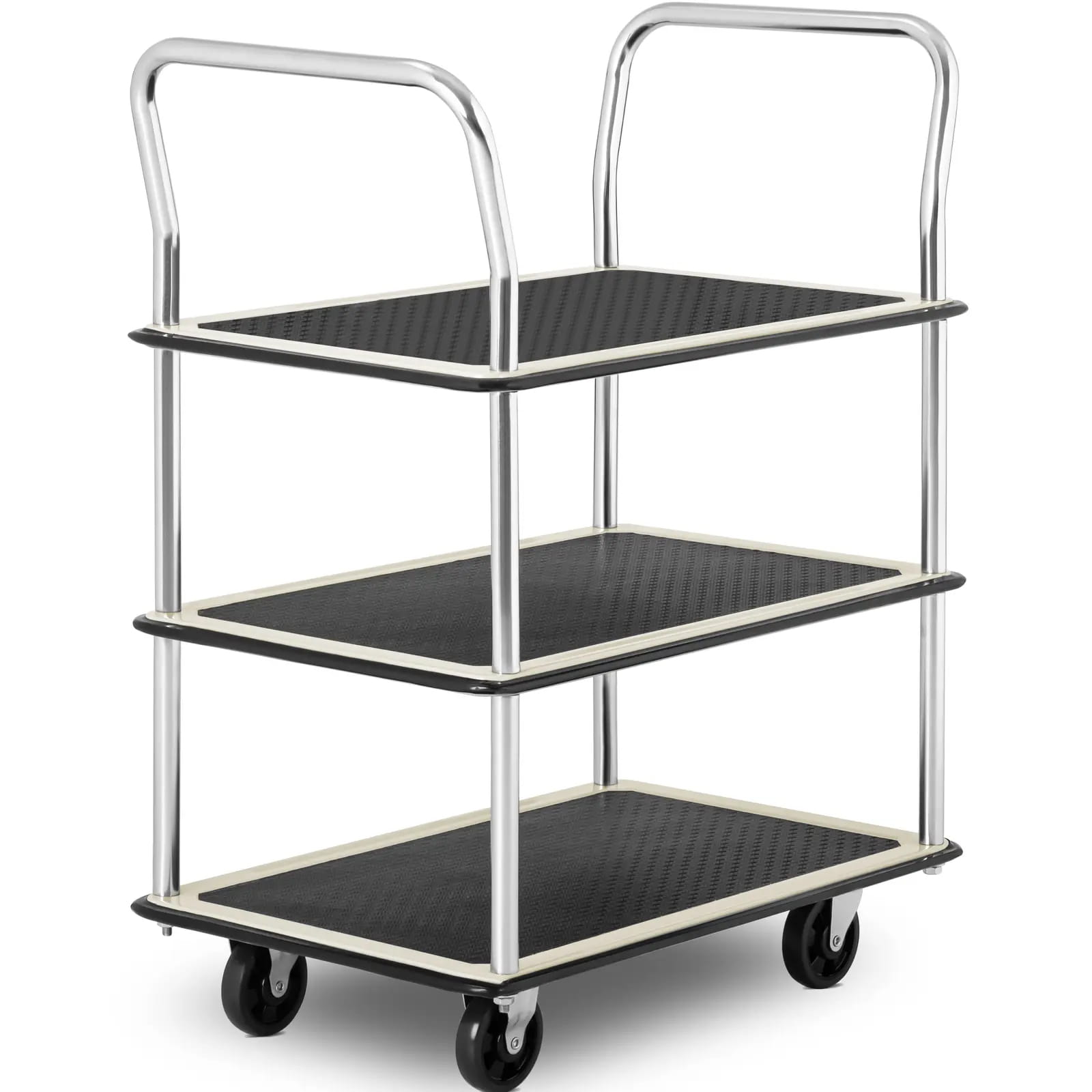 Wózek magazynowy, 3 półki, 150kg | MSW-PW-150