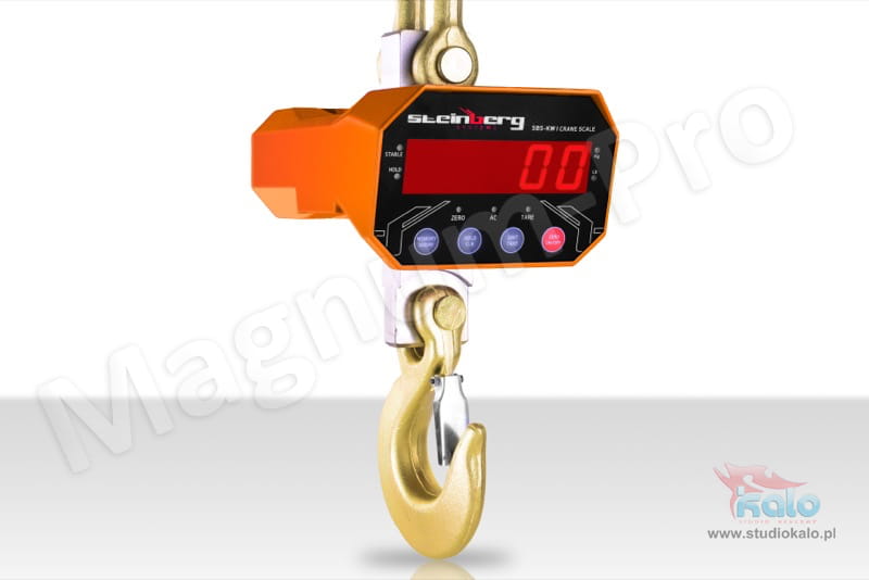 Waga hakowa 3 tony, pilot, akumulator, duży LED