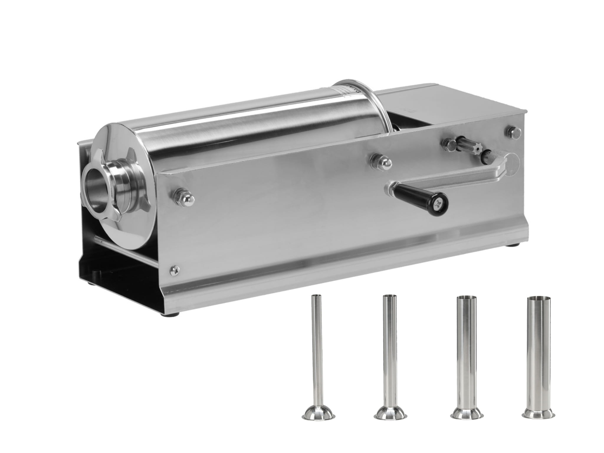 Nadziewarka do kiełbas pozioma 5L + 4 lejki | YG-03372