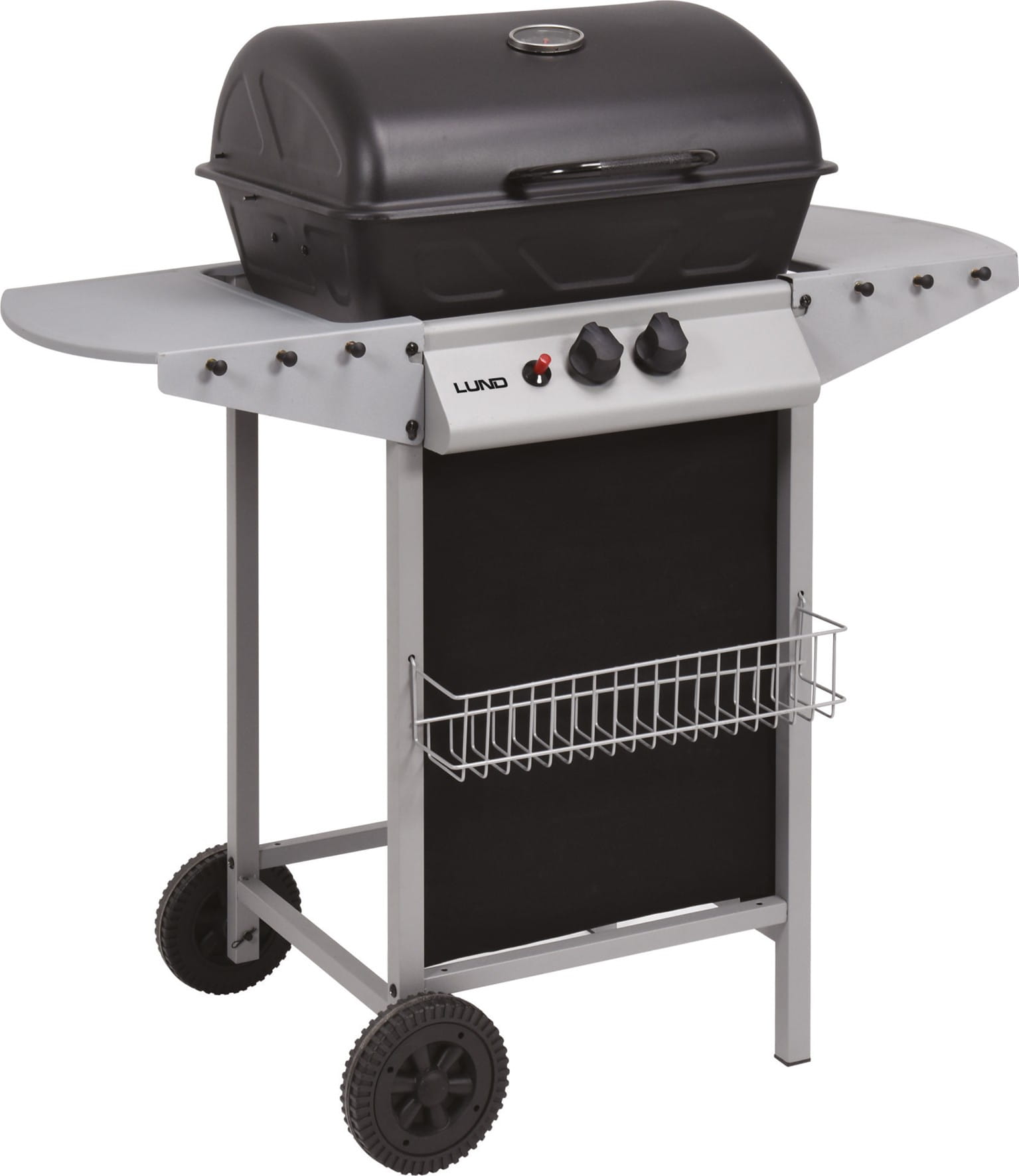 Grill gazowy 2-palnikowy 5,5kW z pokrywą