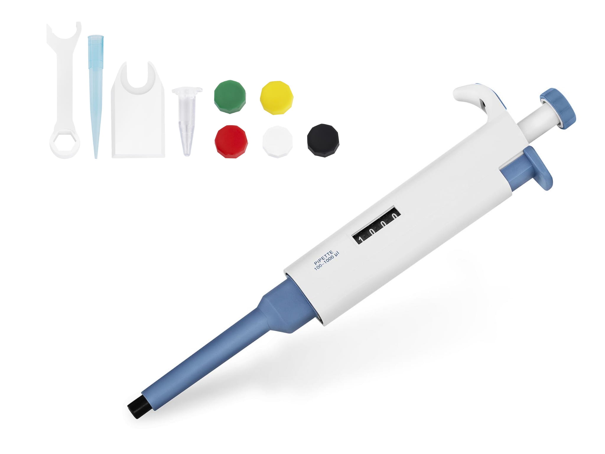 Pipeta automatyczna 100-1000 μl + 100 końcówek