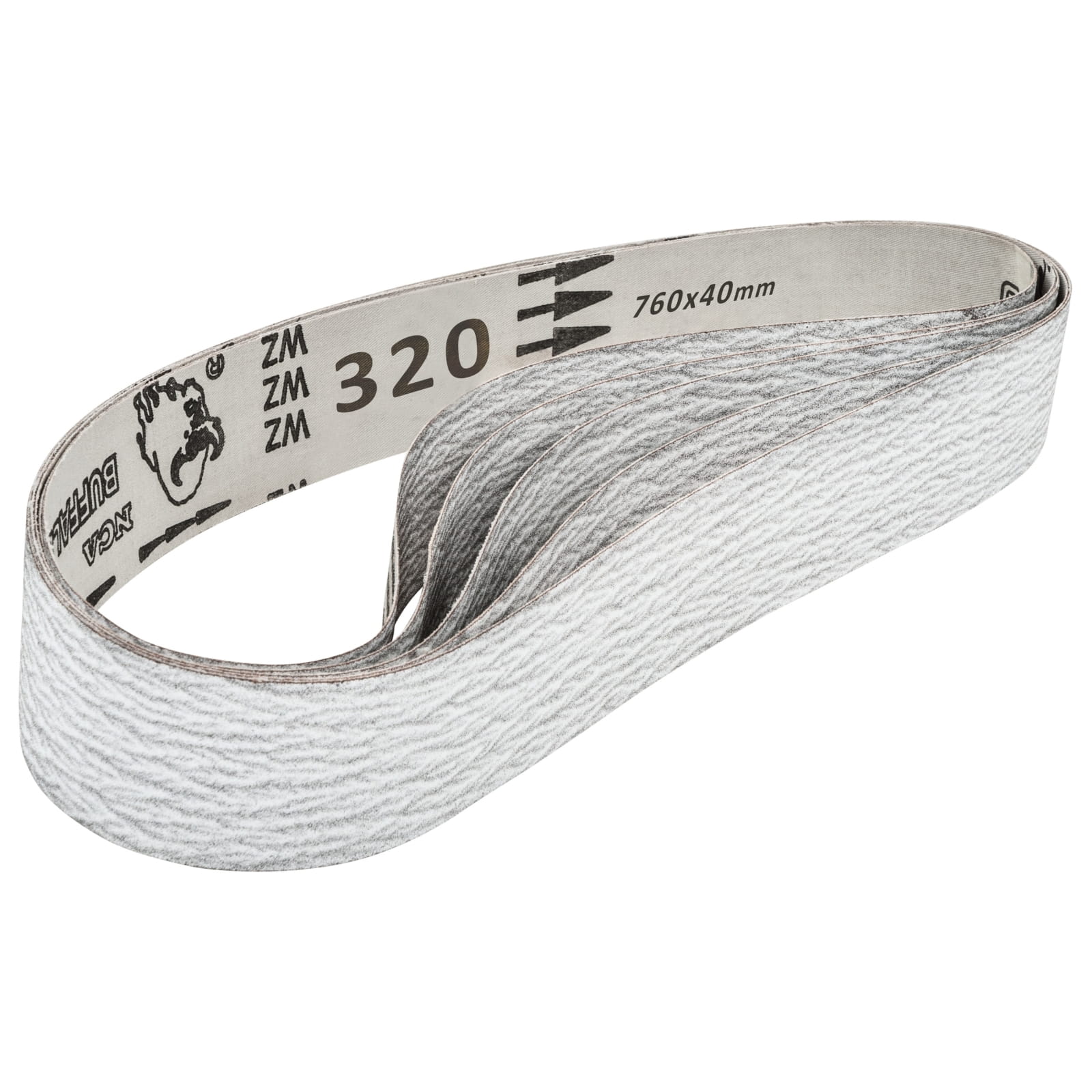 Taśma szlifierska 320 do szlifierki taśmowej 760x40 mm (5 szt)
