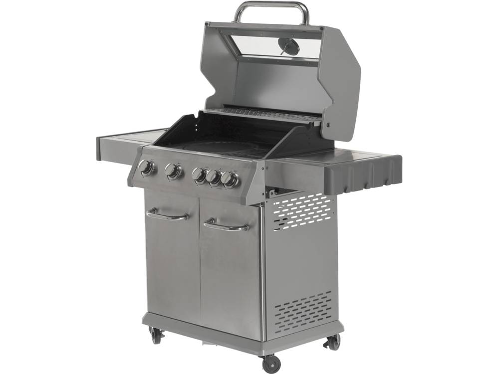 Grill gazowy z szafką, 4 palniki + palnik pomocniczy | YG-20003