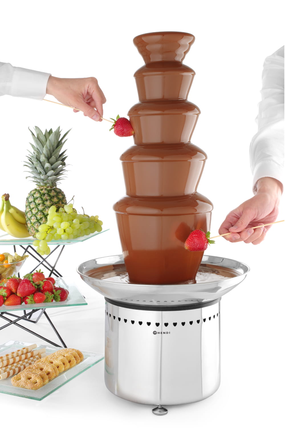 Fontanna do czekoladowego fondue 6kg, 5 poziomów, Hendi