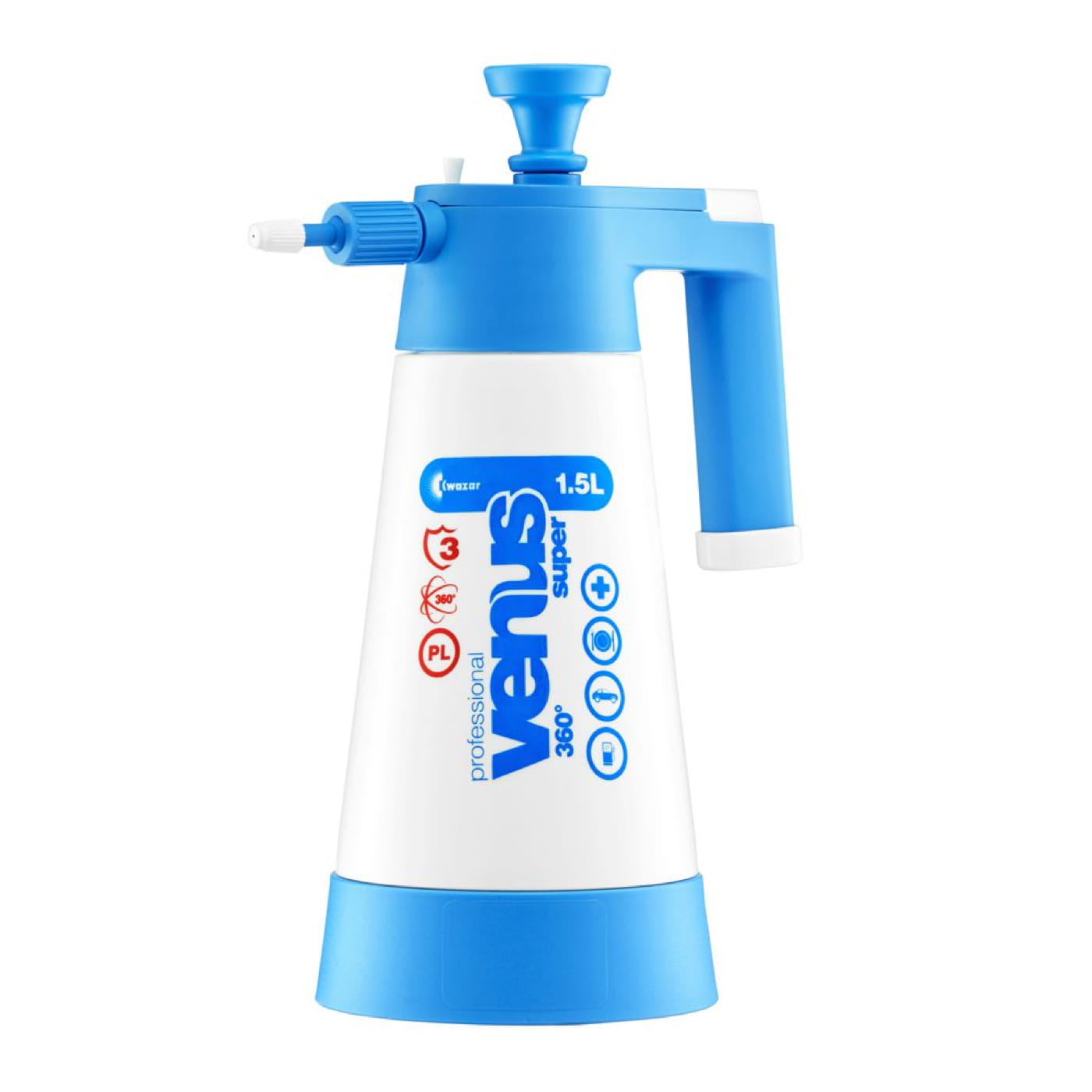 Opryskiwacz ciśnieniowy z obrotową końcówką 1,5L Kwazar