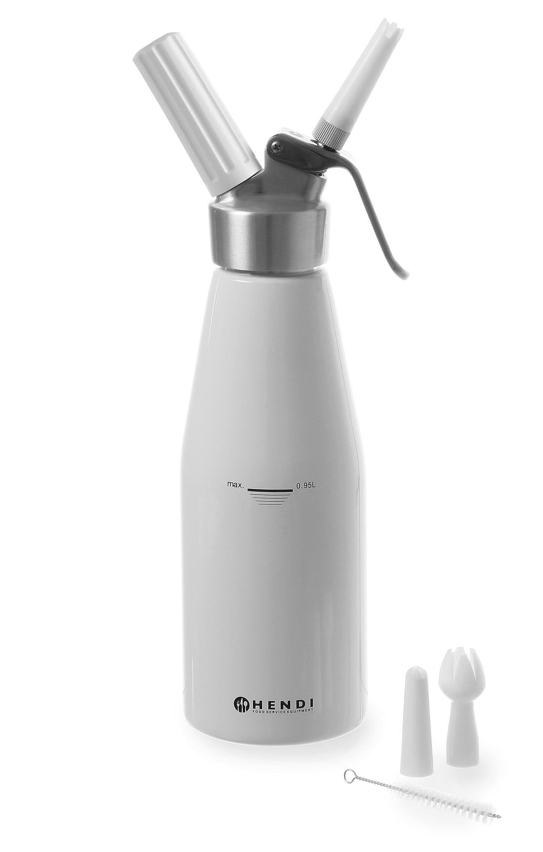 Syfon do bitej śmietany 1L Hendi aluminiowy Kitchen Line